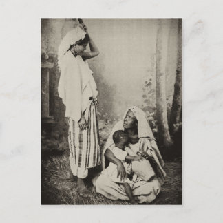 Postal Dos mujeres en Tánger, Marruecos, 1898