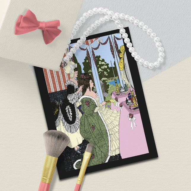 Postal Dos Mujeres Por Aubrey Beardsley (Subido por el creador)
