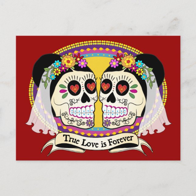 Postal Dos Novias (2 novias) (Anverso)