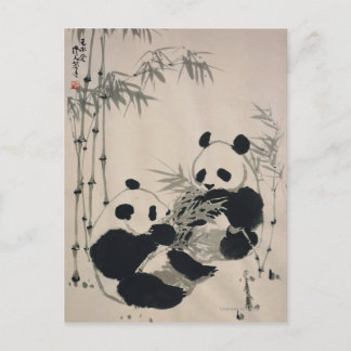 Postal Dos pandas
