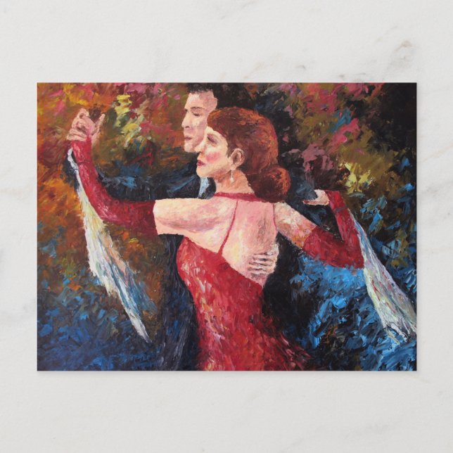 Postal Dos para el tango (Anverso)