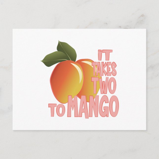 Postal Dos para Mango (Anverso)