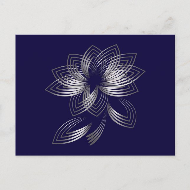 Postal Dos pétalos caídos (Anverso)