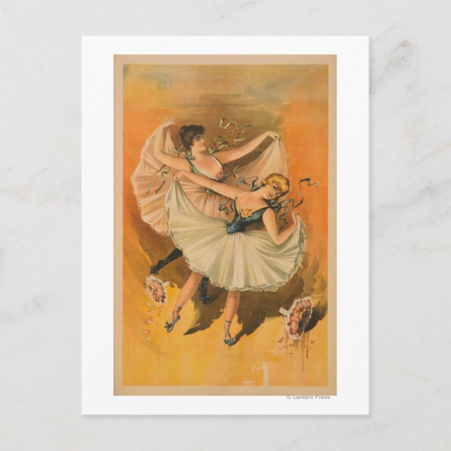 Postal Dos Posters teatrales de Ballerinas (Anverso)