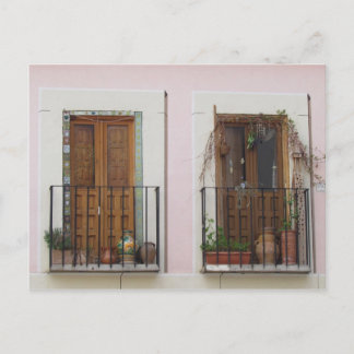 Postal Dos puertas en Toledo, España