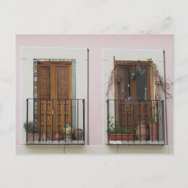 Postal Dos puertas en Toledo, España (Anverso)