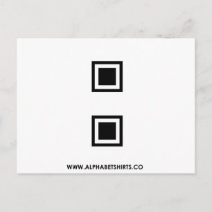 Postal Dos puntos negros