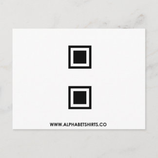 Postal Dos puntos negros