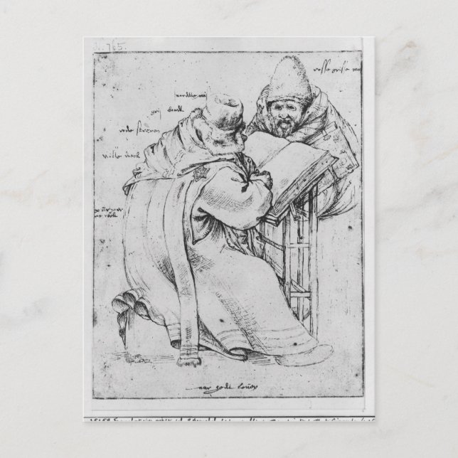 Postal Dos Rabinos (Anverso)