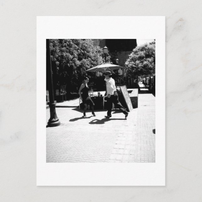 Postal Dos tangos (Anverso)