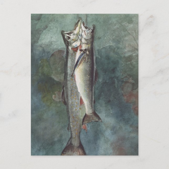 Postal Dos Truchas (Anverso)