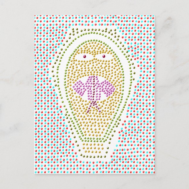 Postal Dotty Egyptian Cobra Postcard (Anverso)