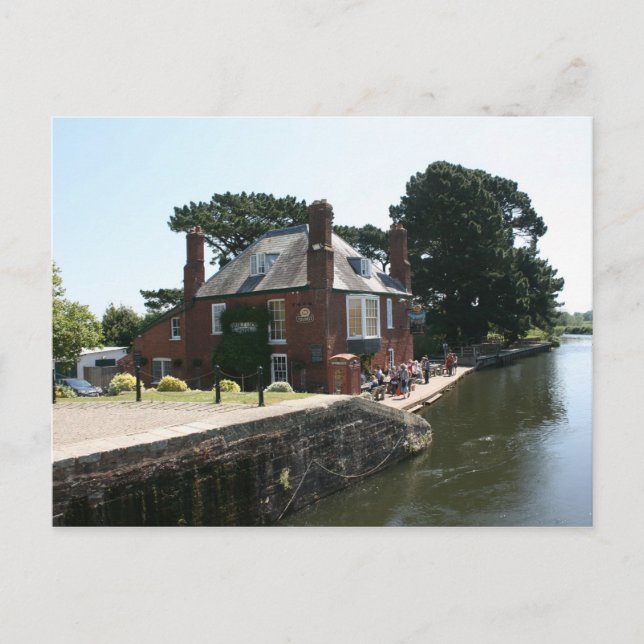 Postal Double Locks Inn, Exeter, Devon, Reino Unido (Anverso)