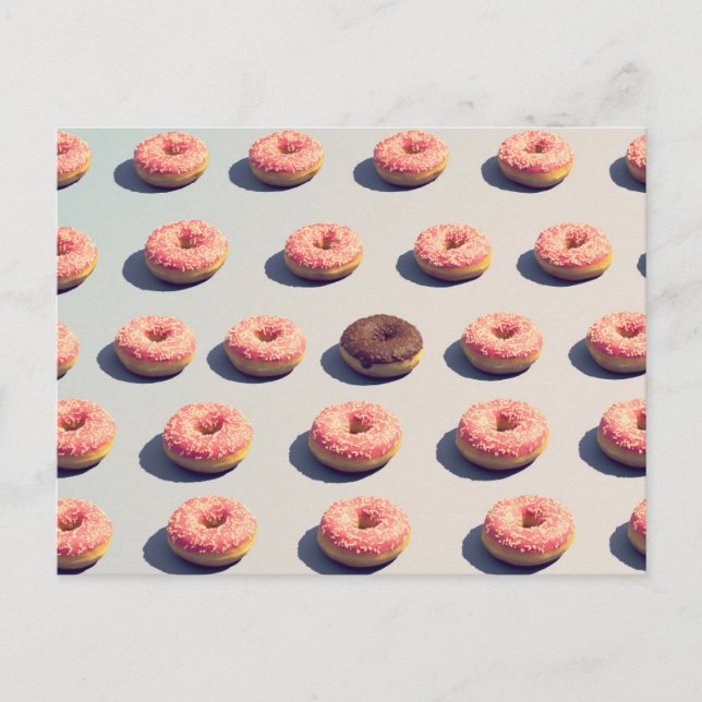 Postal Doughnut En Un Grupo (Anverso)