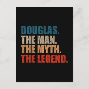 Postal Douglas El Hombre El Mito La Leyenda
