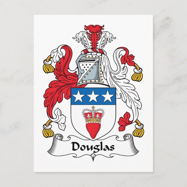 Postal Douglas Family Crest (Anverso)