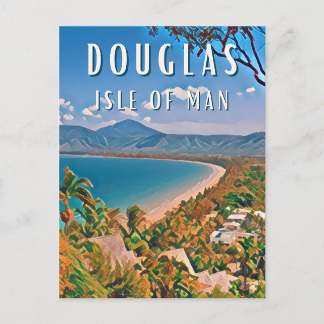 Postal Douglas, la perle de l'île de Man (Anverso)