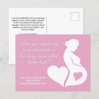 Doula Beautiful Pregancy Business Pink
