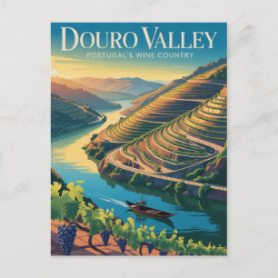 Postal Douro Valley Portugal