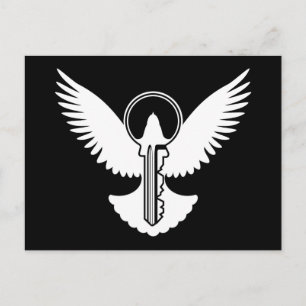Postal Dove con clave