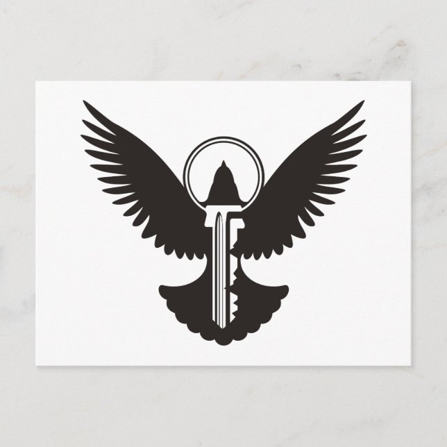 Postal Dove con clave (Anverso)