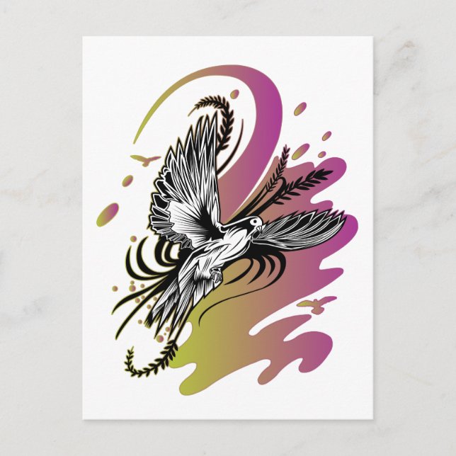 Postal Dove Life (Anverso)