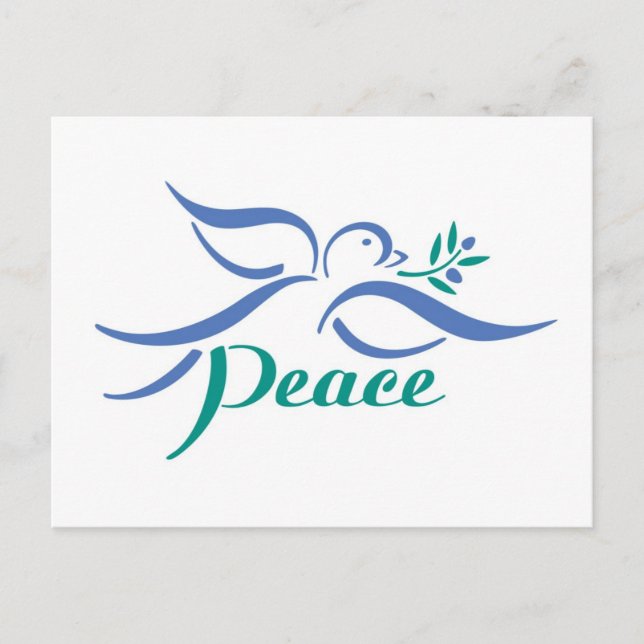 Postal Dove Peace (Anverso)