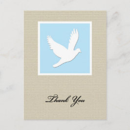 Postal Dove Solidaridad Gracias Postcard