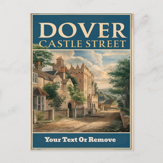 Postal Dover Castle Street (Anverso)