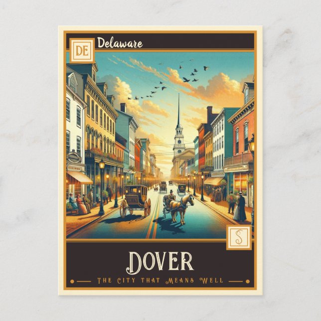 Postal Dover, Delaware | Vintage (Anverso)