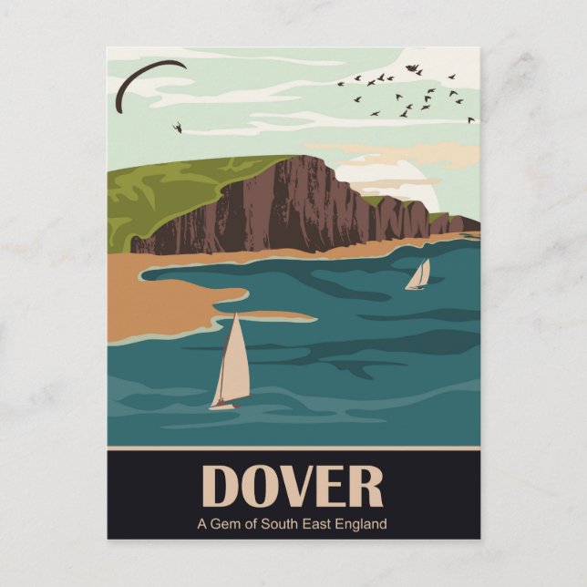 Postal Dover, una joya del sureste de Inglaterra (Anverso)