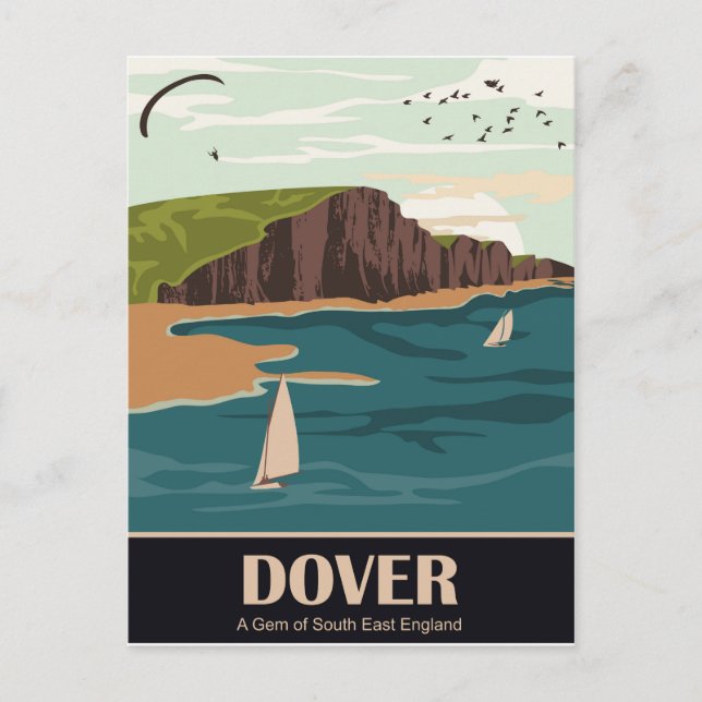 Postal Dover, una joya del sureste de Inglaterra (Anverso)