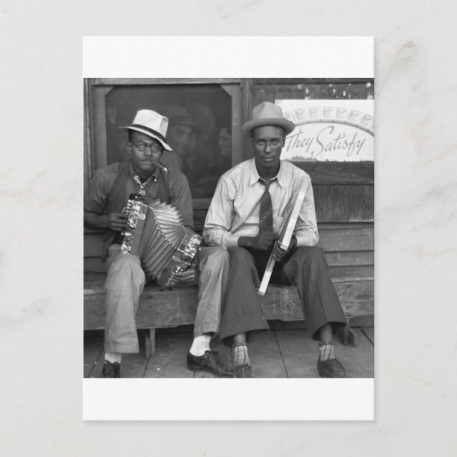 Postal Down Home Music, 1938 (Anverso)