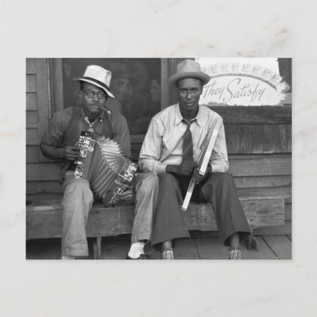 Postal Down Home Music, 1938 (Anverso)