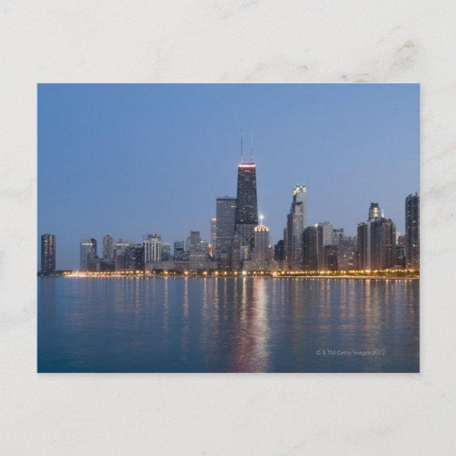 Postal Downtown Chicago Skyline (Anverso)