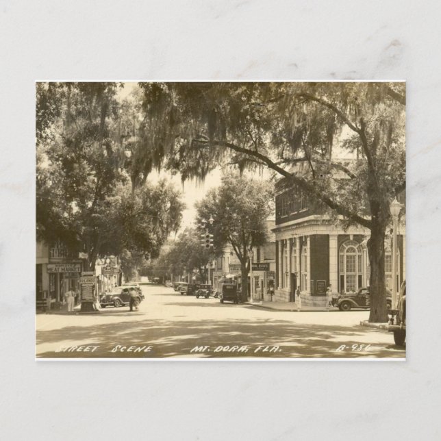 Postal Downtown, Mount Dora, FL - 1947 (Anverso)