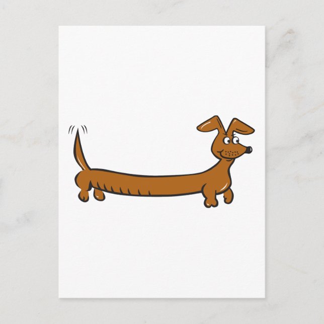 Postal Doxie Dachshund (Anverso)
