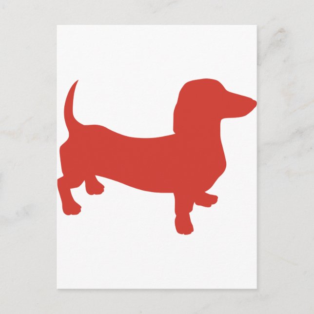 Postal Doxie - Dacshund (Anverso)