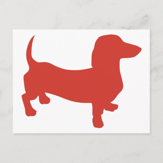 Postal Doxie - Dacshund (Anverso)
