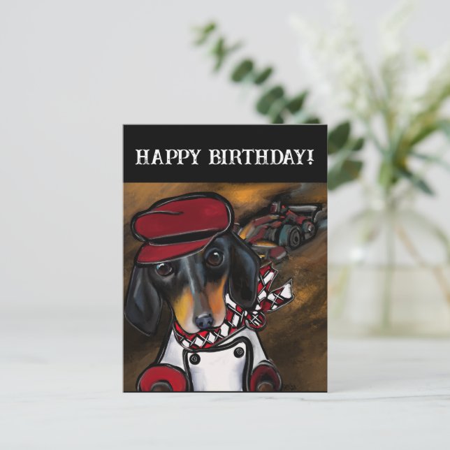 POSTAL DOXIE RACER (Anverso de pie)