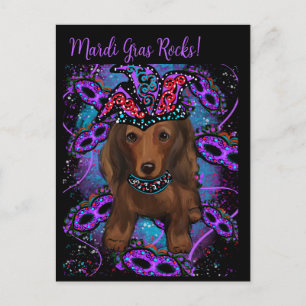 POSTAL DOXIE ROJO DE PELO LARGO
