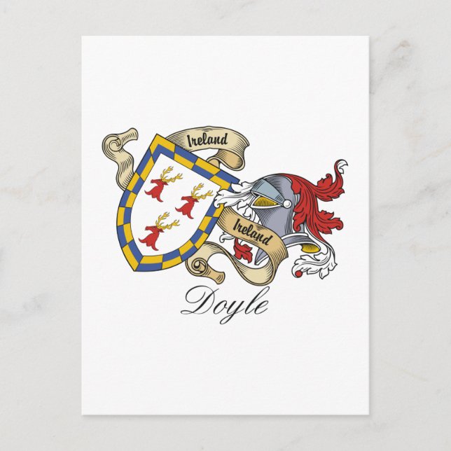 Postal Doyle Family Crest (Anverso)