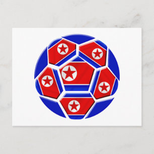 Postal DPR Regalos de los amantes de la pelota de fútbol 