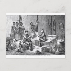 Postal Dr. David Livingstone (1813-73) y Sr. Henry Mort