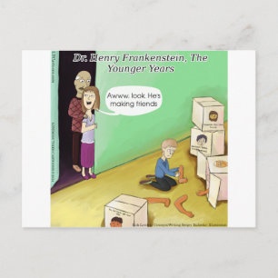 Postal Dr. Henry Frankstien Jóvenes Años
