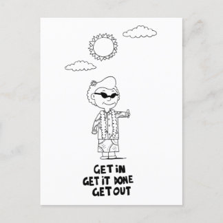 Postal Dr. Ida Rolf - Métete en Get it done Get outPostca