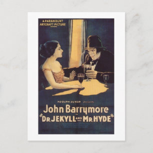Postal Dr. Jekyll y el Sr. Hyde Silent Horror Movie