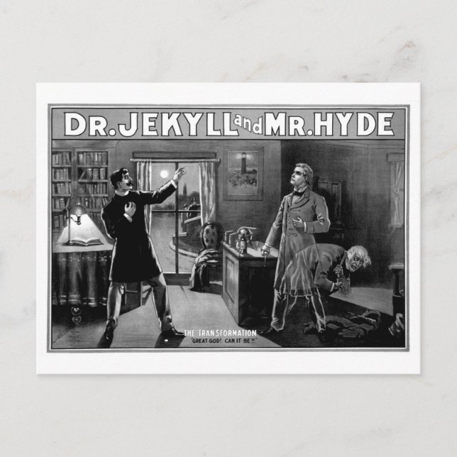 Postal Dr. Jekyll y Sr. Hyde (Anverso)