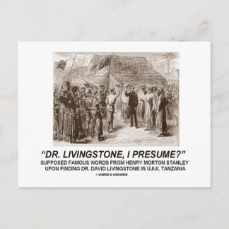 Postal "Dr. Livingstone, presumo"