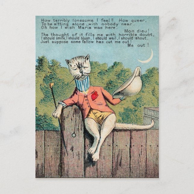 Postal Dr. Morse Cat Trade Card #2 (de 4) (Anverso)